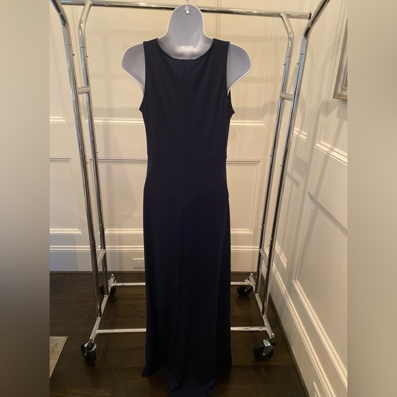 Michael Kors Navy High Low Dress - Picture 3 of 4